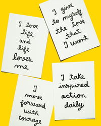 affirmation cards