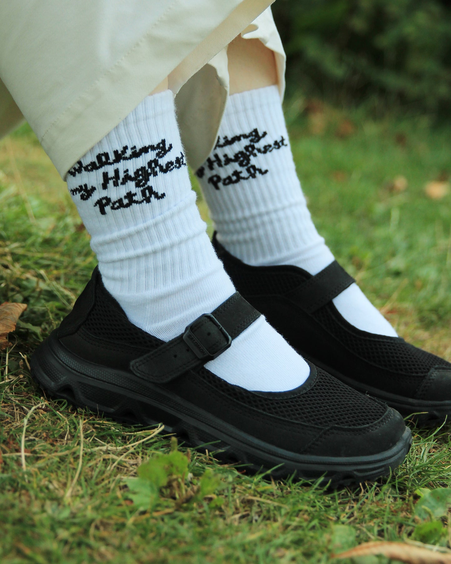 walking my highest path socks